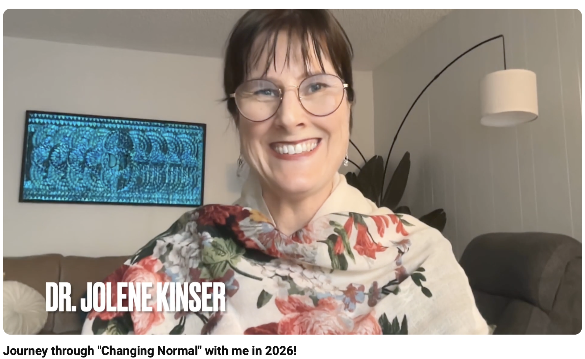 Journey with me through Changing Normal in 2026